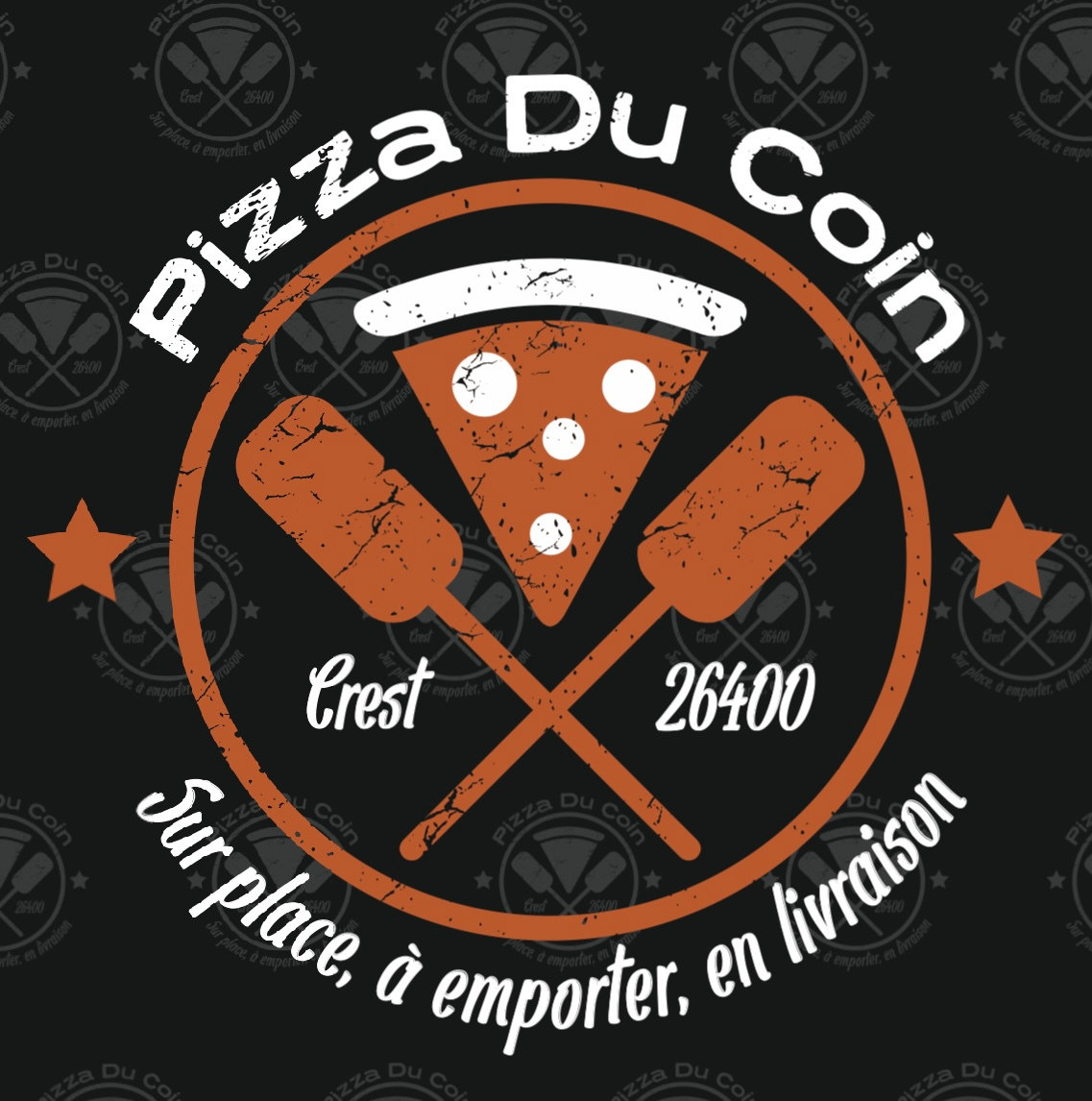 Le logo de la pizzeria "Pizza Du Coin" à Crest dans la Drôme